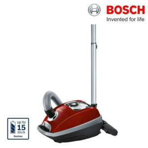 Bosch BGL8SI59GB Bagged Vacuum Cleaner HEPA Filter ProSilence 59dB Red Pepper