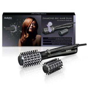BaByliss 2995U Diamond Big Hair Dual Rotating Brush With 2 Heats+ Cool Setting