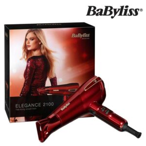 Babyliss 5560PU Lightweight Elegance Smooth Finish Ionic Hair Dryer 2100W