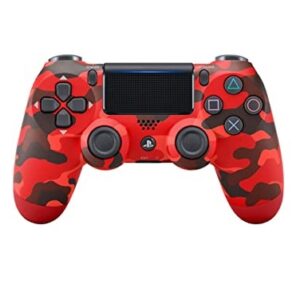 Sony Manette PlayStation 4 Officielle, DUALSHOCK 4, Sans Fil, Batterie Rechargeable, Bluetooth, Red Camo (Rouge Camouflage)