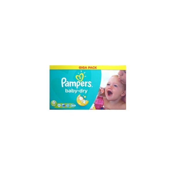 Pampers Baby Dry Giga Pack Size 6 Giga Pack 92 Nappies