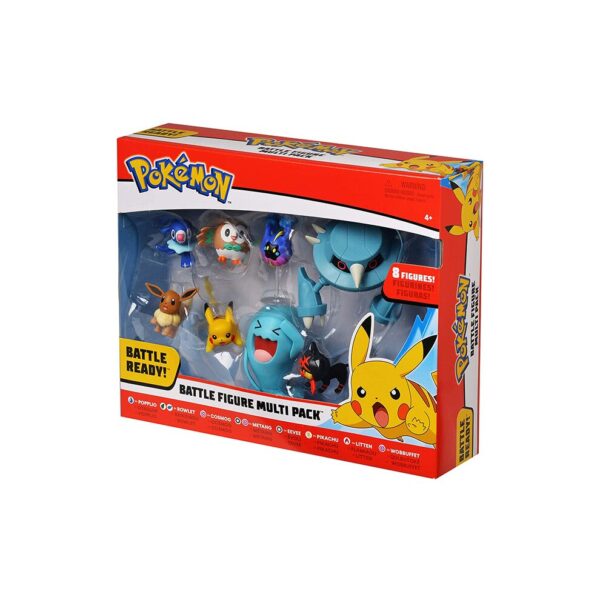 8pc Pokémon Battle Figure Multi Pack