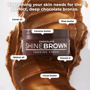BYROKKO Shine Brown Chocolate Sunbed Tanning Accelerator (200 ml)
