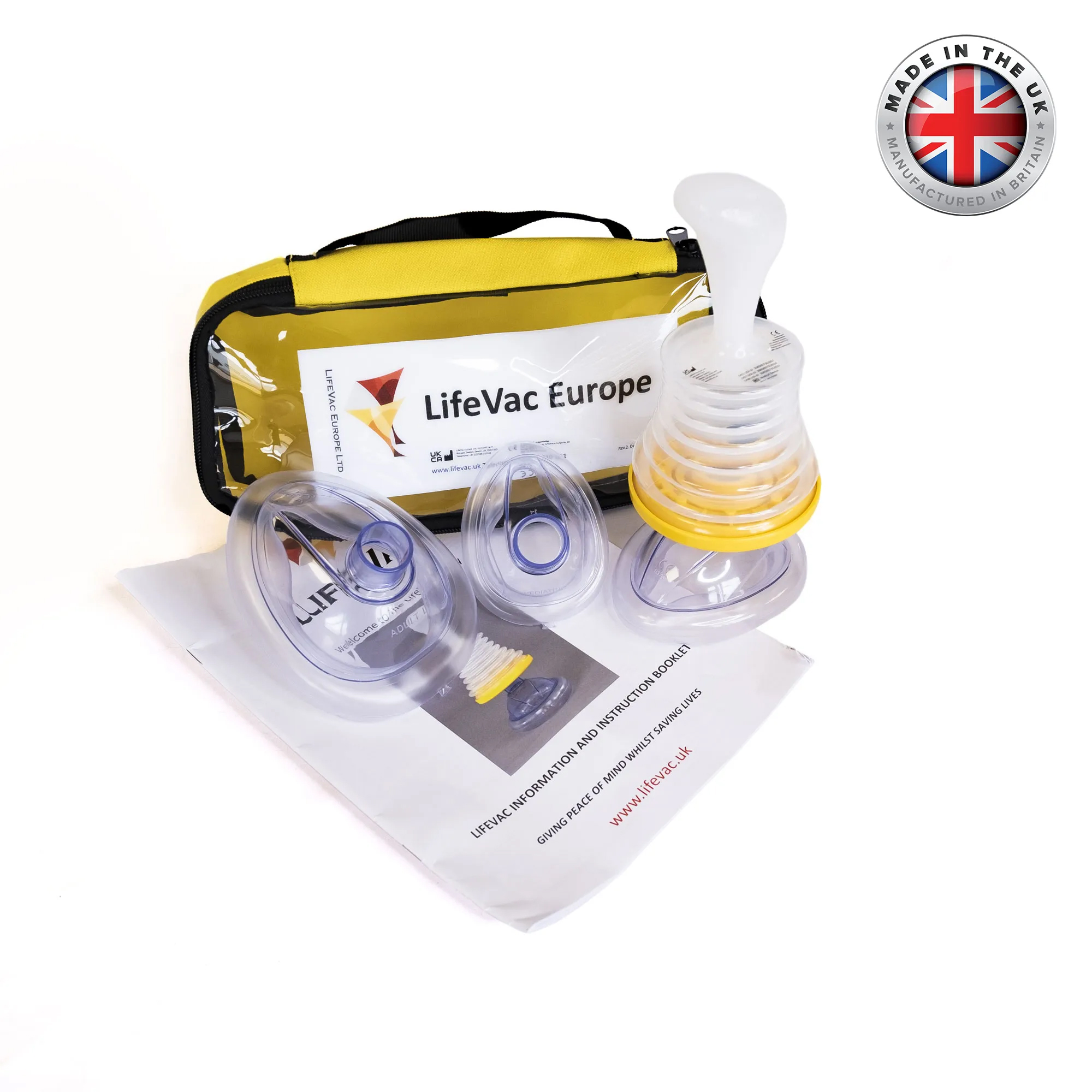 LifeVac Choking Rescue Device for Kids and Adults | Portable Airway Assist  & First Aid Choking Device | Blue Travel Kit